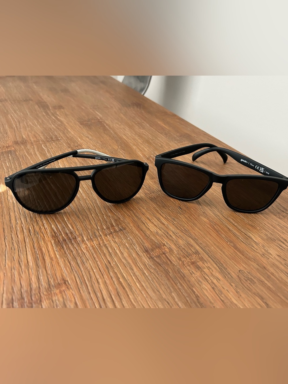 2 pairs of Goodr Sunglasses
